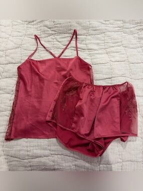 BRAND NEW Rya Collection Lingerie Darling Short Pajamas in Lipstick
